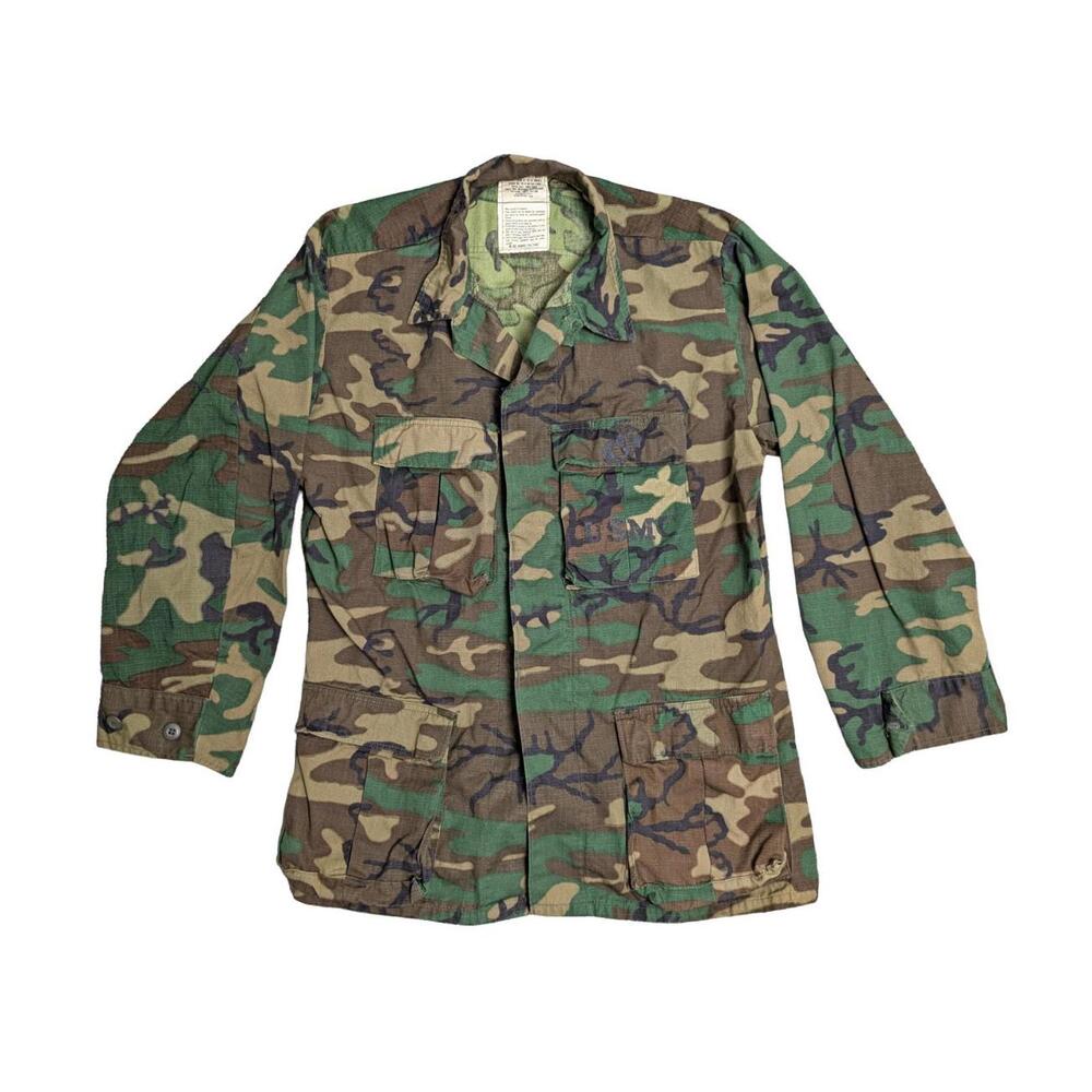 USMC Woodland Hot Weather Jacket "RDF" 1978 Mint - Medium